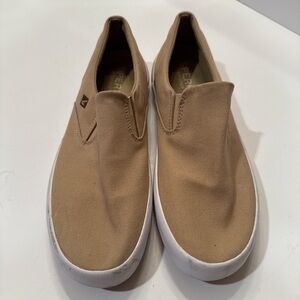 Sperry Men's Beige Slip-On Loafers